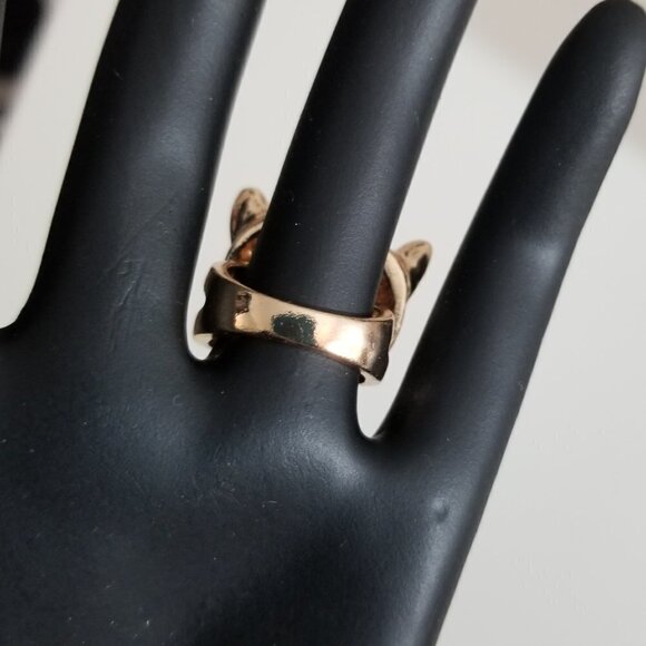 Lion Panther Cat Gold Tone Ring Size 6 Unisex New - Picture 7 of 16